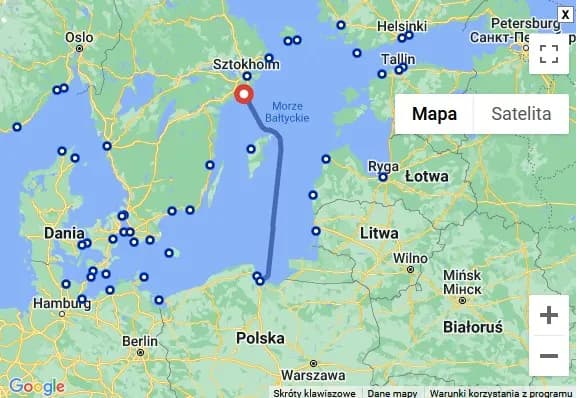 Ile km przez Bałtyk do Szwecji? Sprawdź najkrótsze trasy i porady
